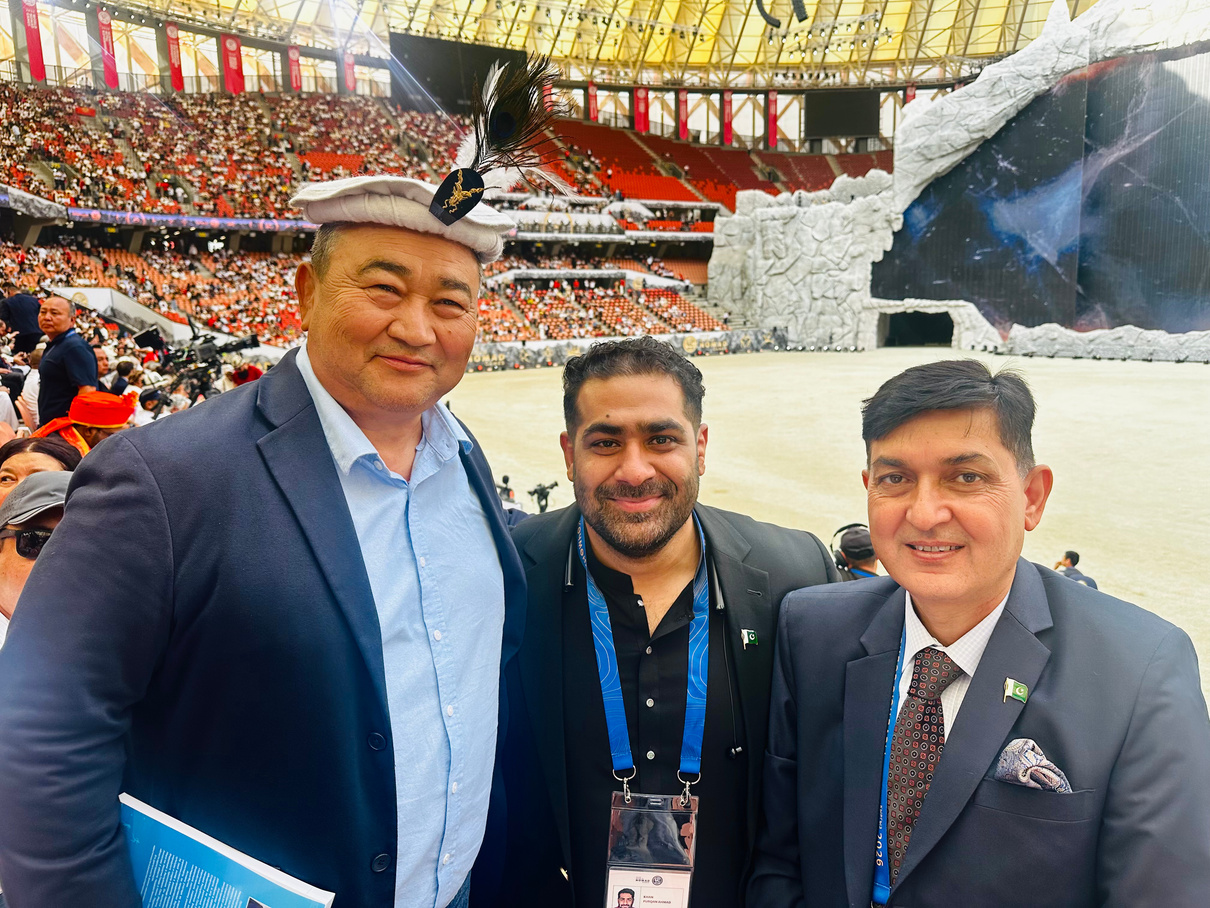 Pakistan Sports Board officials at the Games