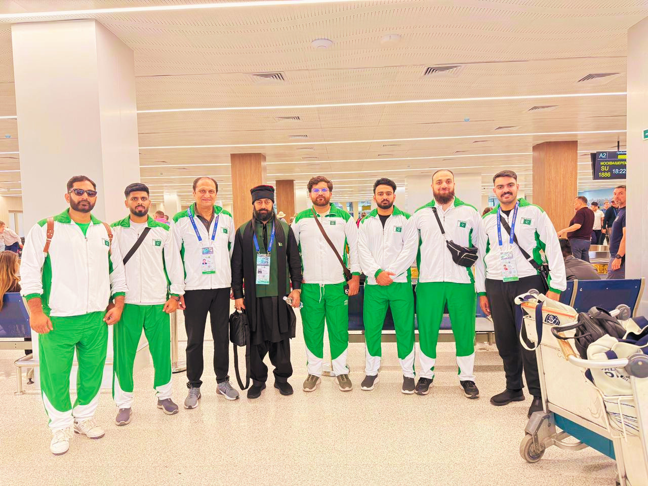 Pakistan Contingent departing for Bishkek, Kyrgyz Republic