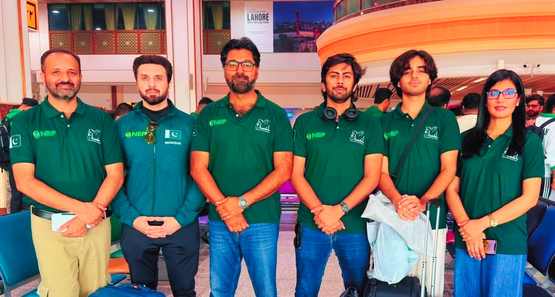Pakistan Contingent group photo before departure