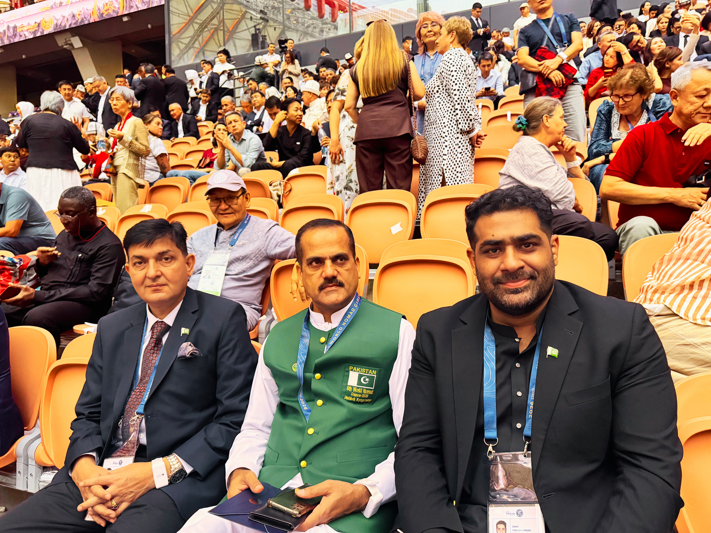 Pakistan delegation members at the Opening Ceremony