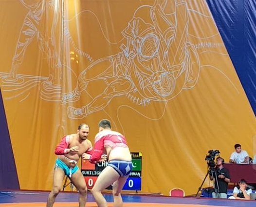 Wrestling bout at the VI World Nomad Games 2026