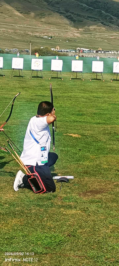 Pakistani archer competing at the VI World Nomad Games 2026